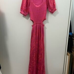 Elegant Pink Women's Dress
